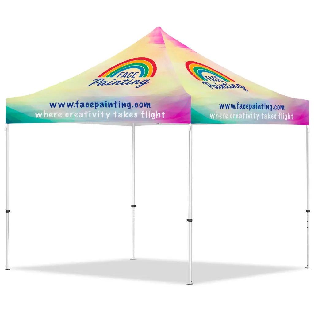 Coated Steel Sublimated Gazebo 3m x 3m