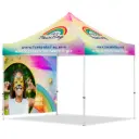 Coated Steel Sublimated Gazebo 3m x 3m - 1 Full-Wall Skin